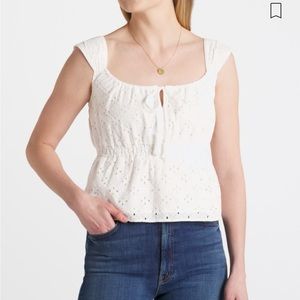 Eyelet top